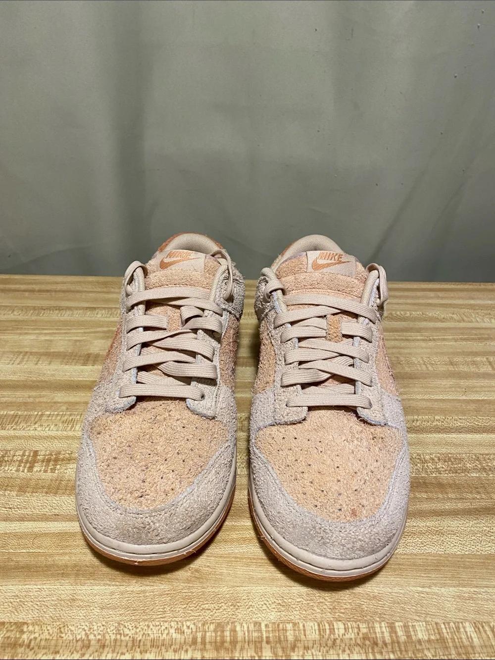 Nike WMNS Dunk Low Shimmer Amber Brown Suede Brunt Sunrise  9.5/ Mens 8